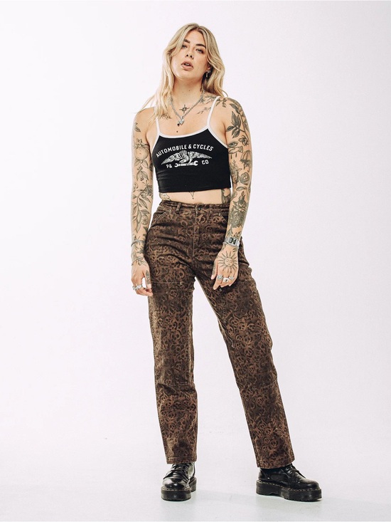 P&Co Denim - P&Co Albion Carpenter Pant in Leopard Sz. UK 14 (US 10)